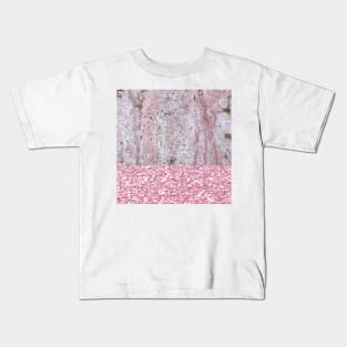 Rose glitter and violet marble Kids T-Shirt